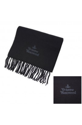 Vivienne Westwood - Rana Wool Logo Scarf / Black